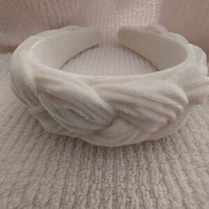Elegant Cream Braided Headband